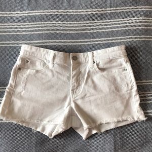 GAP White Denim Shorts